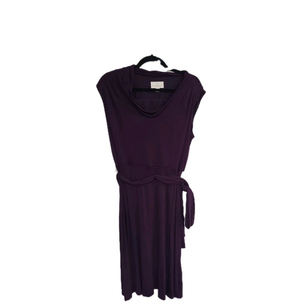 Roz & Ali Women's Purple Sleeveless Midi‎ Dress Size 12